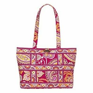 Vera Bradley Rasberry Fizz Small Tic Tac Tote Bag